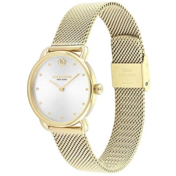 Coach Elliot Gold-Tone Stainless Steel Bracelet 28mm Watch - 14504223 - Image 2