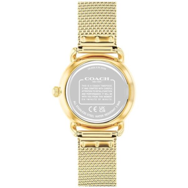 Coach Elliot Gold-Tone Stainless Steel Bracelet 28mm Watch - 14504223 - Image 3
