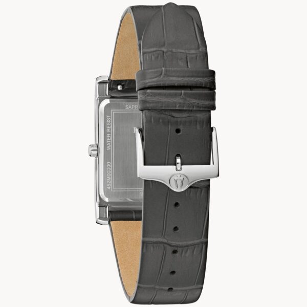 Bulova Classic Grey Dial Leather Strap 29mm Watch -96B443 - Image 2