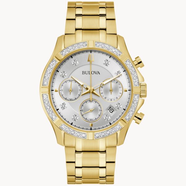 Bulova Classic Gold-Tone 42mm Watch -98E113