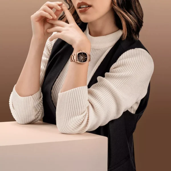 MIDO Multifort TV Date Auto SS Rose Gold Watch-M049.307.33.296.00 - Image 5