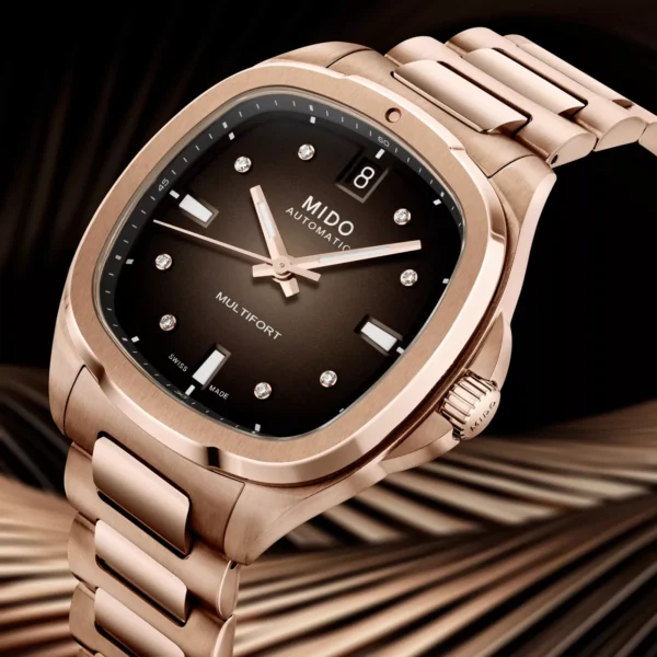 MIDO Multifort TV Date Auto SS Rose Gold Watch-M049.307.33.296.00 - Image 2
